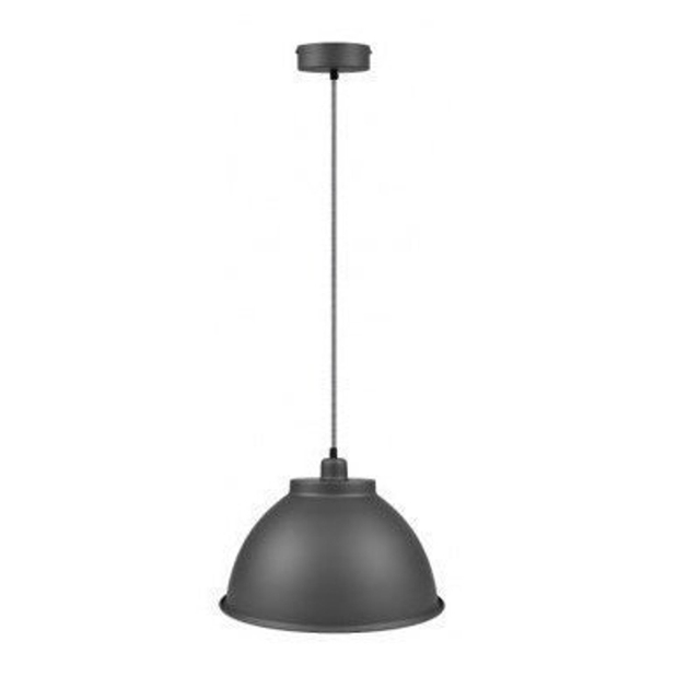 Njoy Hanglamp industrieel met E27 fitting IP20 38x25cm verlichting grijs SD-2020-06