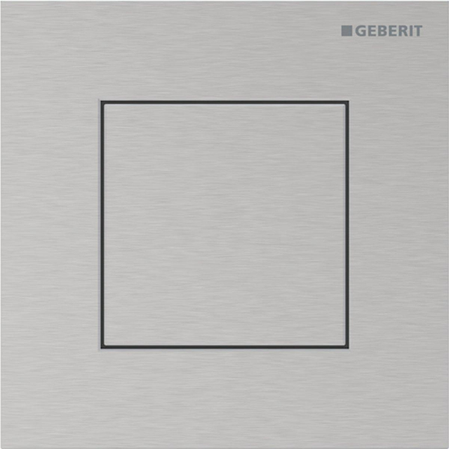 Geberit type 40 urinioir bedieningsplaat - pneumatisch - vierkant - rvs geb/easy-to-clean 116.217.FW.1