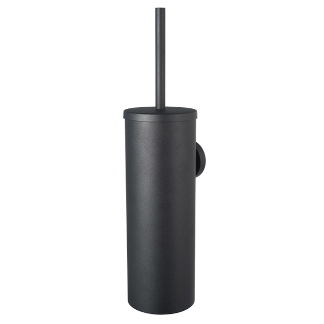Haceka Kosmos Toiletborstelhouder - gesloten - wandmodel - mat zwart 1208529