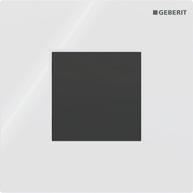 Geberit type 01 urinioir bedieningsplaat - 230V - vierkant - Alpien wit 116.093.11.1