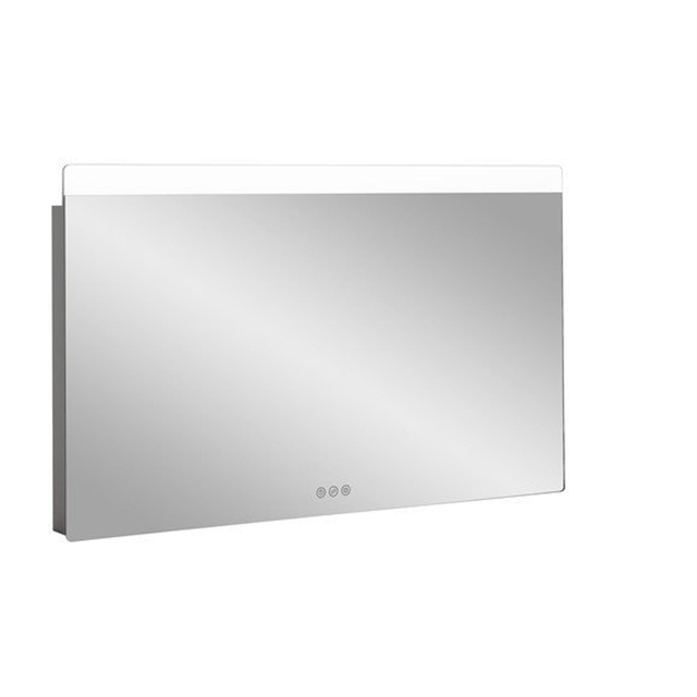 Crosswater Glide II Spiegel - 100x3.5x60cm - dimbaar - LED - IP44 - zilver GL10060