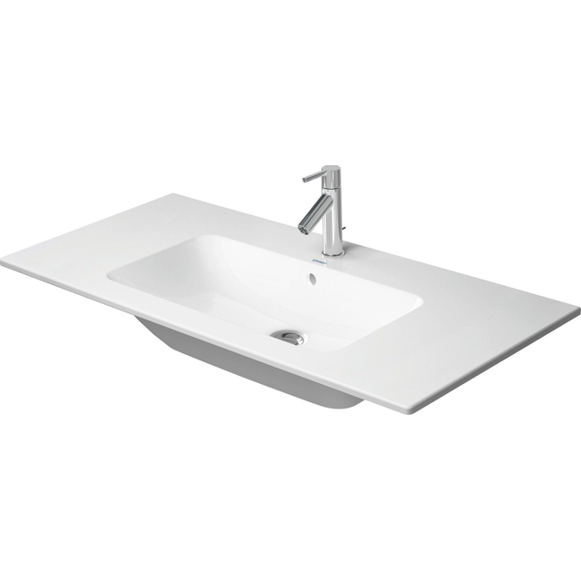 Duravit Me by starck wastafel 103x49cm zonder kraangat met overloop wit 2336100060