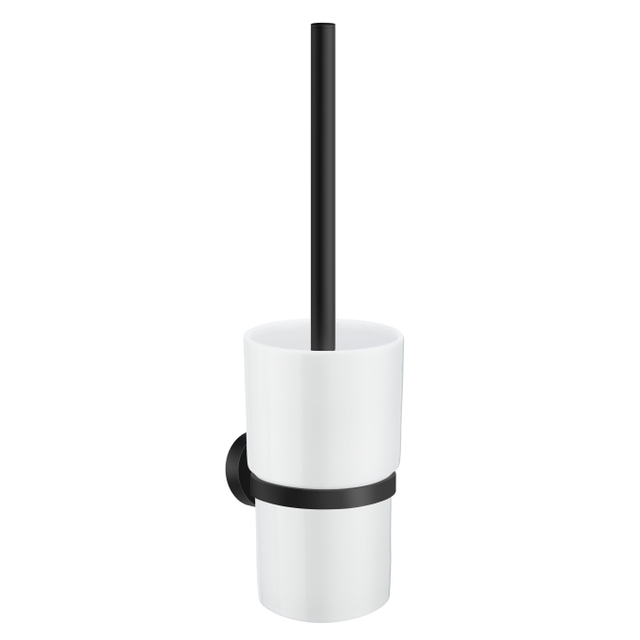 Smedbo Home Toiletborstelhouder - open - wandmodel - chroom/porselein HK333P