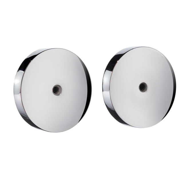 Smedbo Xtra Bevestigingsplaat - 4x4x0.6cm - zelfklevend - Zinklegering Chroom OUTLETSTORE F966