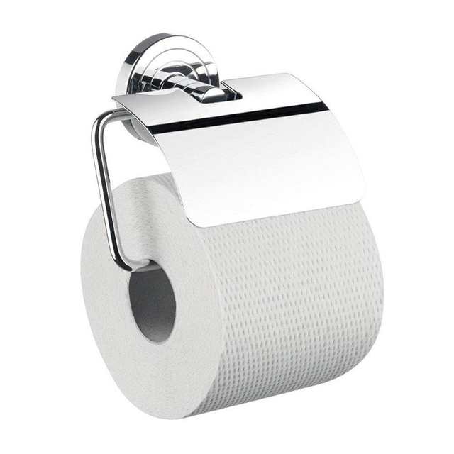 Emco Polo toiletrolhouder met klep chroom 070000100