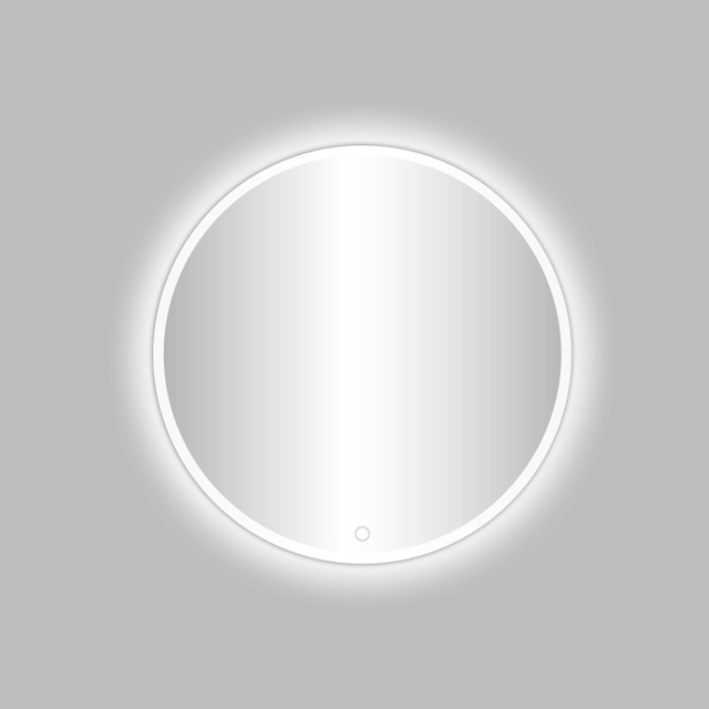Best Design White Venetië ronde spiegel wit mat incl.led verlichting Ø 80 cm 4009310