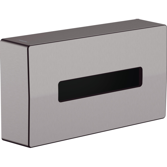Hansgrohe Addstoris tissuebox voor makeup doekjes brushed black chroom 41774340