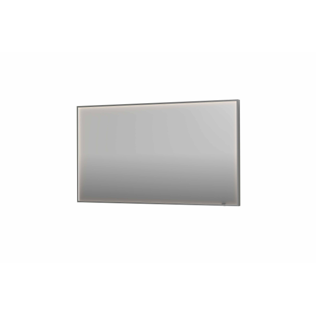 INK SP19 spiegel - 140x4x80cm rechthoek in stalen kader incl dir LED - verwarming - color changing - dimbaar en schakelaar - geborsteld RVS 8409088