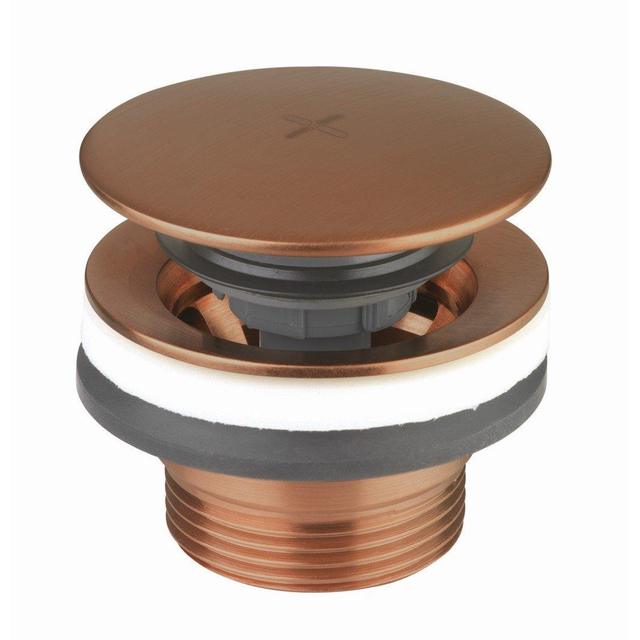 Crosswater MPRO klikwaste - 6.3cm - 1/4 - geborsteld brons BSW0290BZ