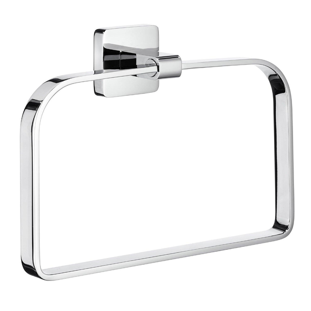 Smedbo Ice Handdoekring - 20x14cm - rechthoek - chroom OK344