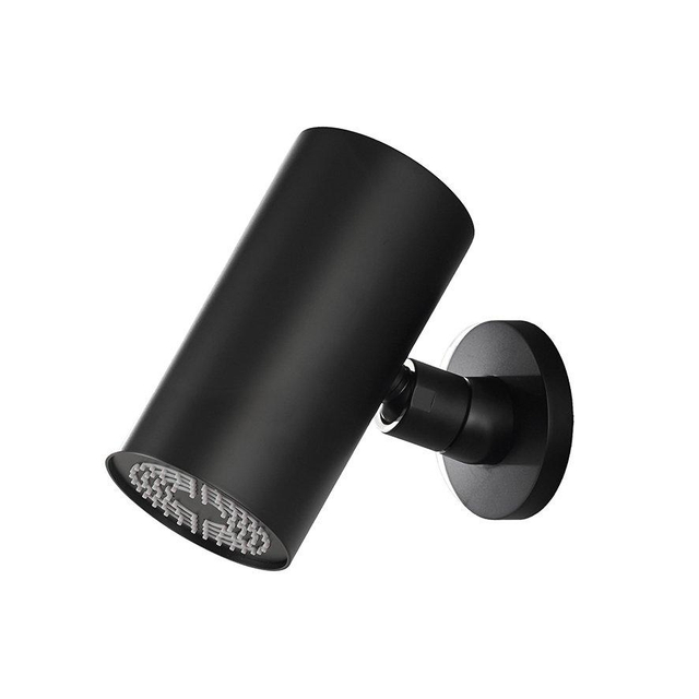 Wiesbaden UniMatch Beam hoofddouche rond 1 stand met muurbevestiging mat zwart 29.7821