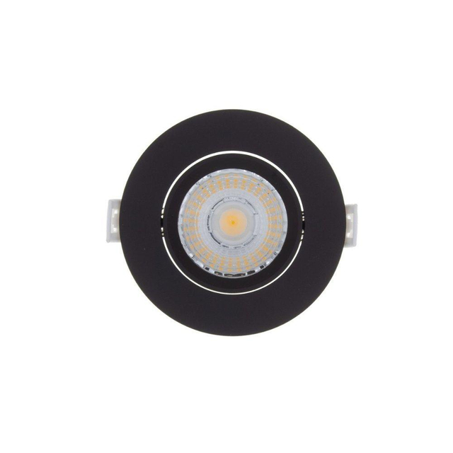 Njoy Inbouwspot 9x9cm LED verlichting 6w IP44 set van 3 stuks Mat Zwart SD-2202-03
