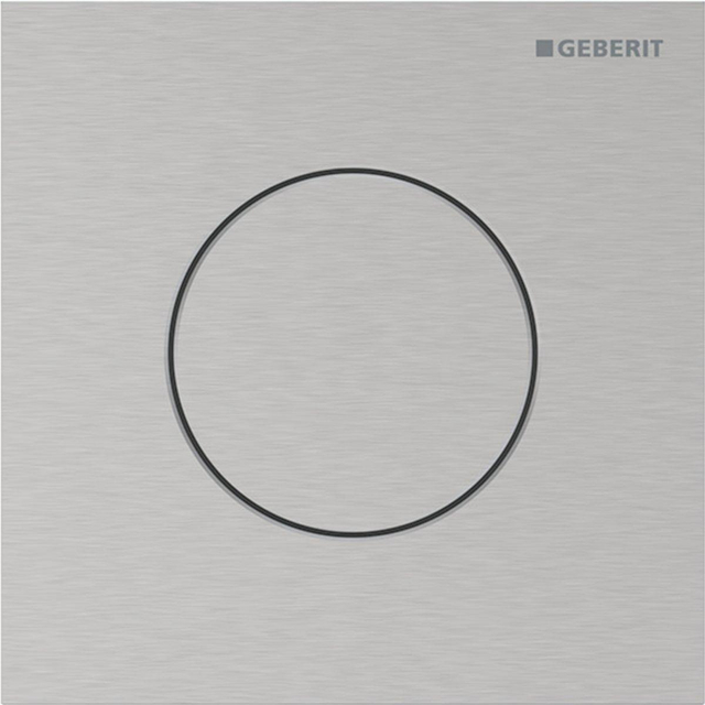 Geberit type 40 urinioir bedieningsplaat - pneumatisch - rond - rvs geb/easy-to-clean 116.014.FW.1