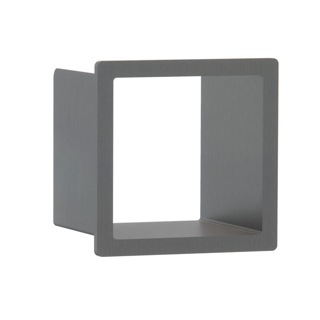 Fortifura Calvi Inbouw Reserve toiletrolhouder - opbouw - gunmetal Concealed toilet-rol holder - Package 2 - Gunmetal