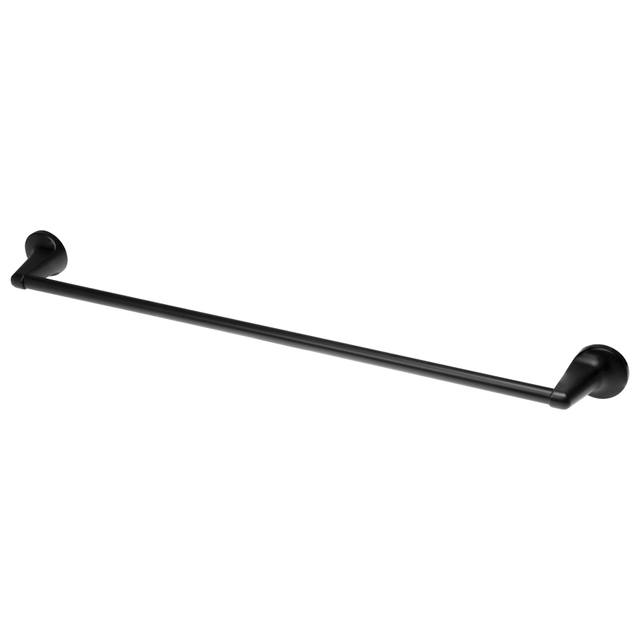 Haceka Aspen Enkele Handdoekhouder - 69cm - enkel - mat zwart 1209519