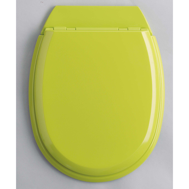Goedkoopste Allibert Atlas Closetzitting - 37x48cm - quickrelease - rond - glans groen 819882