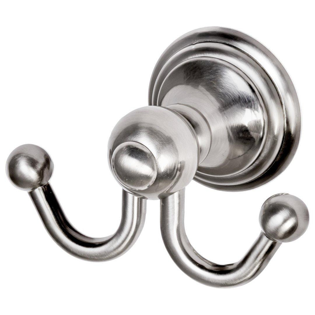 Haceka Allure Handdoekhaak - dubbel - geborsteld RVS 1208434