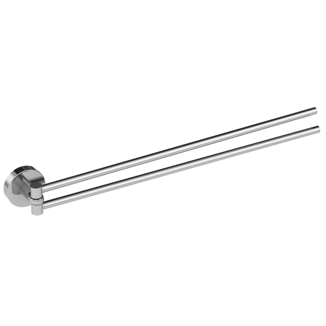 Goedkoopste Allibert Coperblink Handdoekhouder - 45x6cm - dubbel - draaibaar - glans chroom 823771
