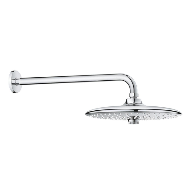 Goedkoopste GROHE Euphoria hoofddoucheset SmartControl hoofddouche Ø26cm met 3 straalsoorten met douchearm wandmontage 38cm chroom 26459000