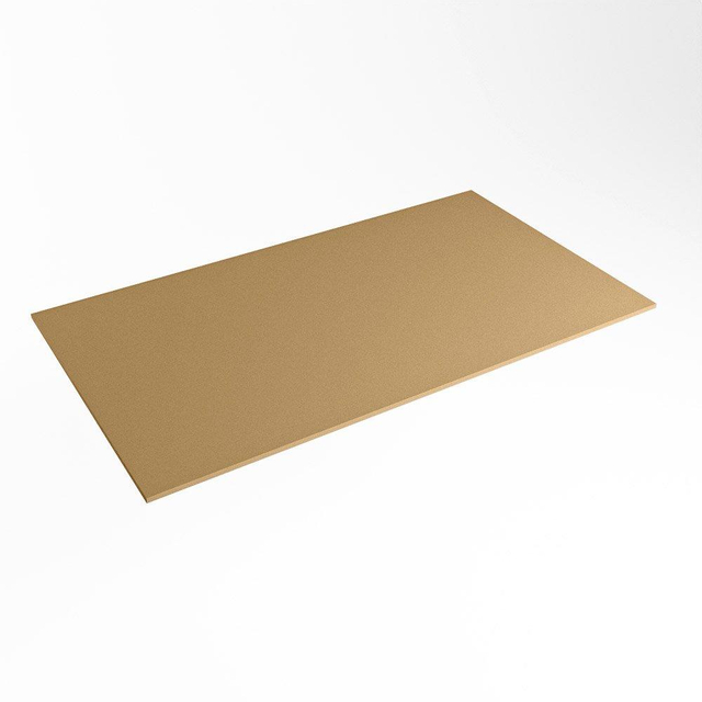 Mondiaz TOP 51 Topblad - 90x51x0.9cm - geschikt voor afdekplaat - Solid surface - Oro XIM49885Oro