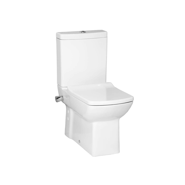 Creavit Lara Staande Toilet onderpot bidet sproeier -koud water kraan wit LR360-34CB00E-0001