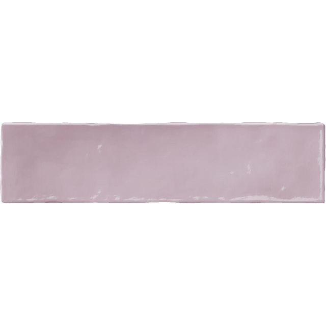 By Goof Moos wandtegel - 6.5x26cm - Pink glans (roze) SW07314476-7