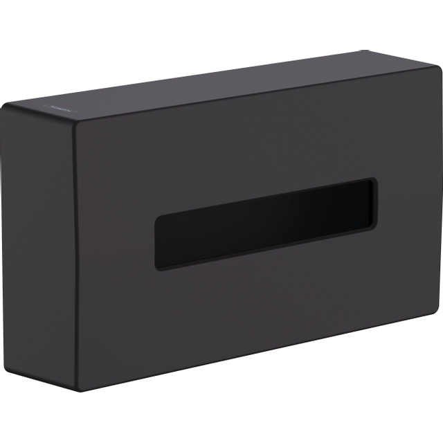 Hansgrohe Addstoris tissuebox voor makeup doekjes mat zwart 41774670