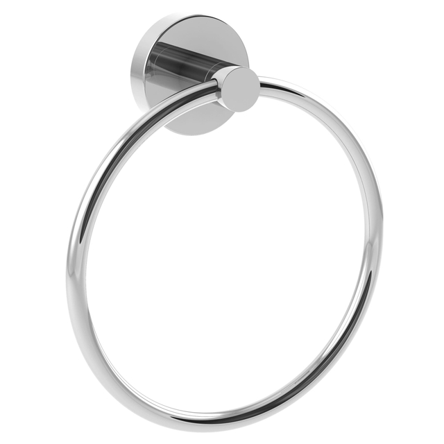 Goedkoopste Allibert Coperblink Handdoekring - 15x17x4.5cm - rond - glans chroom 823759