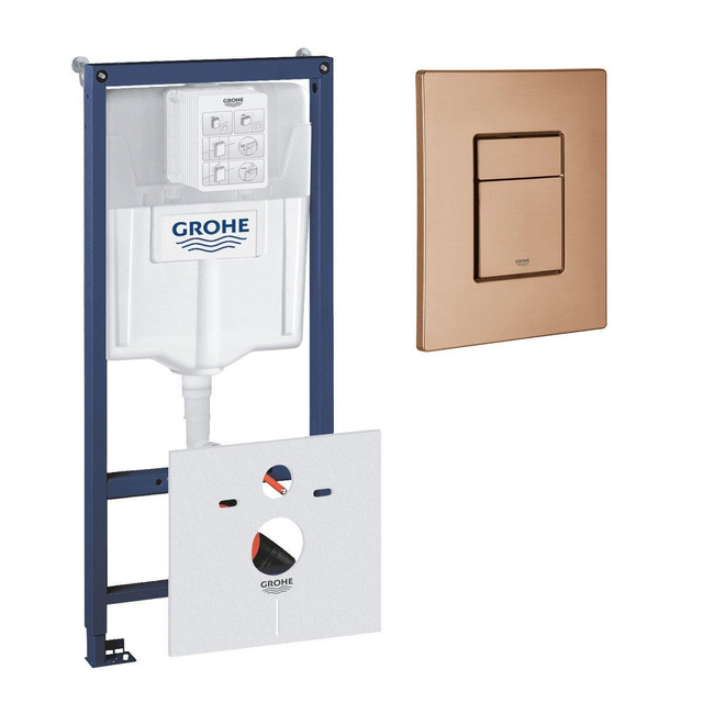 Grohe Rapid SL inbouwreservoir inclusief  Skate cosmopolitan bedieningsplaat Warm Sunset 0729205/sw107647/sw242317/