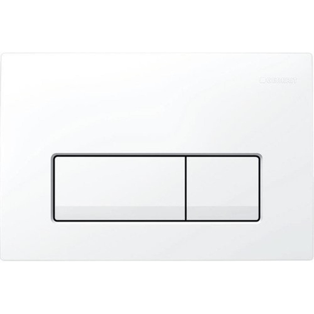Geberit Delta bedieningsplaat 2-toets spoeling alpien wit OUTLETSTORE 115105115