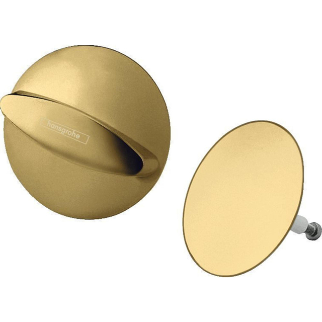 Hansgrohe Flexaplus afdekset voor badwaste polished gold optic - OUTLET UDEN 58185990