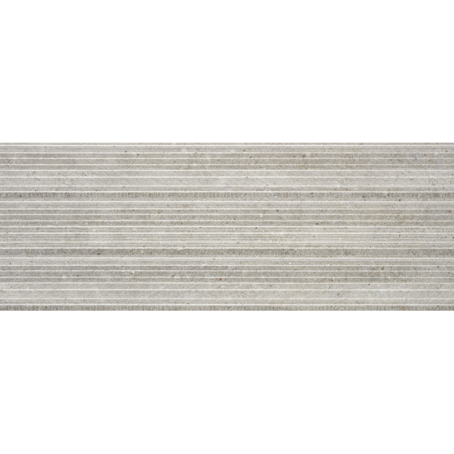 STN Ceramica Glamstone Wandtegel 33.3x90cm gerectificeerd mat Grijs SW07314028-1