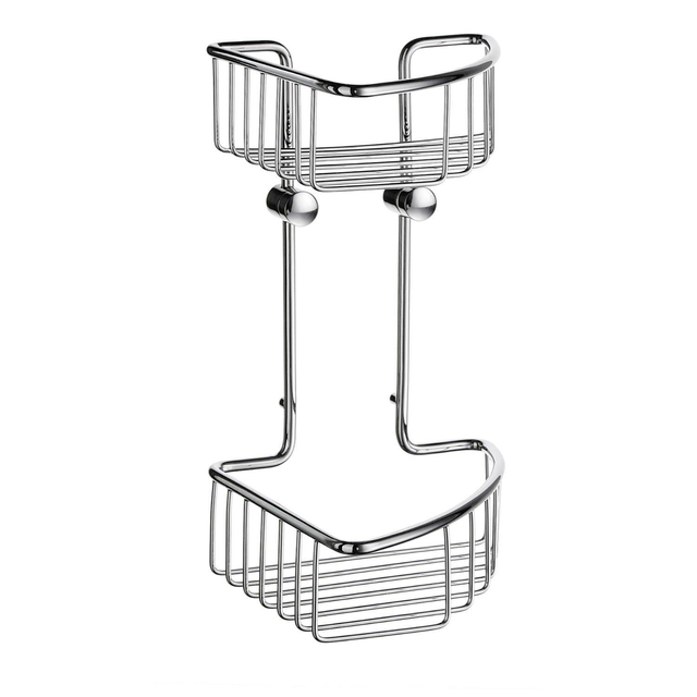 Smedbo Sideline Douchemand - 30x17x17cm - 2 lagen - hoekmodel - chroom DK1021