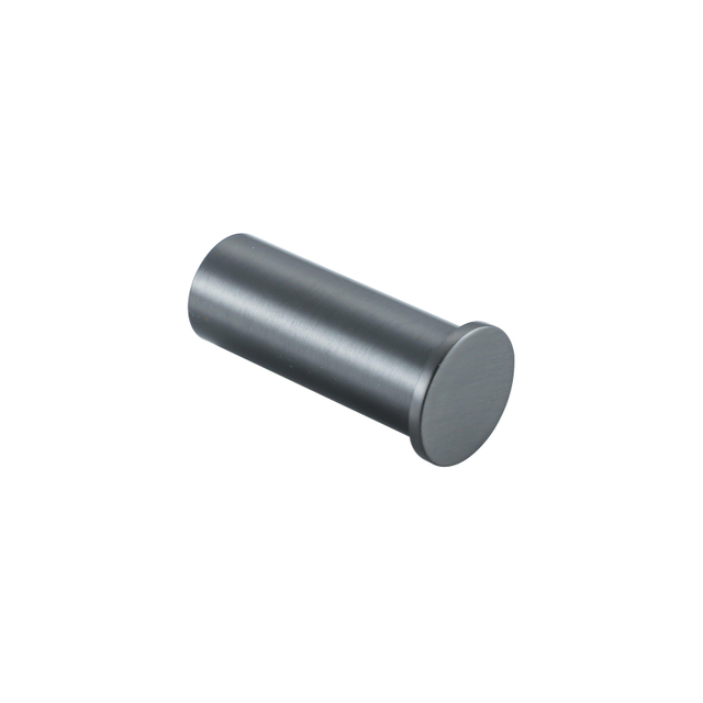 Fortifura Calvi Handdoekhaak - rond - enkel - Geborsteld Gunmetal PVD Single_Towelhook_GM