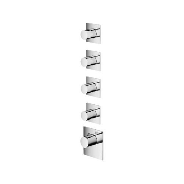 Hotbath Mate afbouw deel Mate Ext 4 stuks kr vierkant geb nikkel MHF024GN