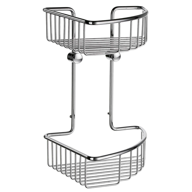 Smedbo Sideline Douchemand - 30x21x21cm - 2 lagen - hoekmodel - chroom DK1022