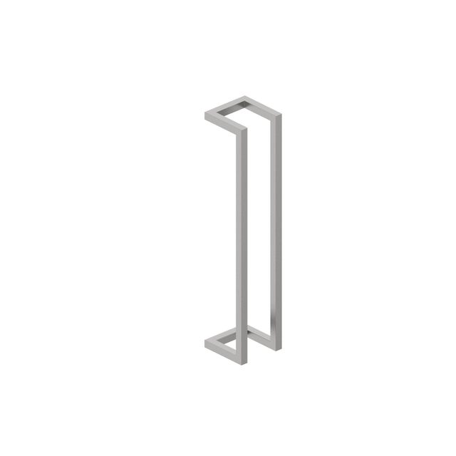 Saniclass Dual Handdoekrek - 60x12.5x12.5cm - geborsteld RVS OUTLETSTORE 246124001BR