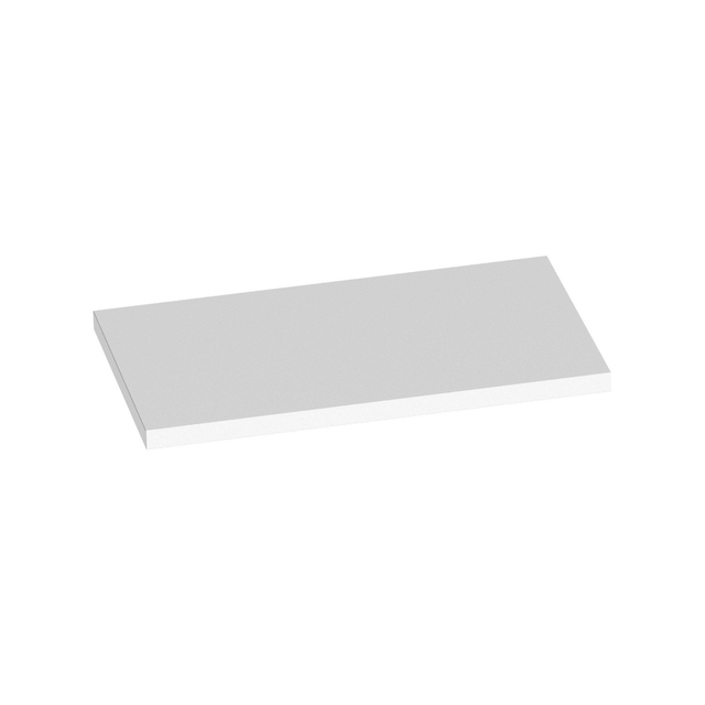 Saniclass MDF - Wastafelblad - 80x46x4cm - zonder kraangat - MDF - mat wit 2990-36