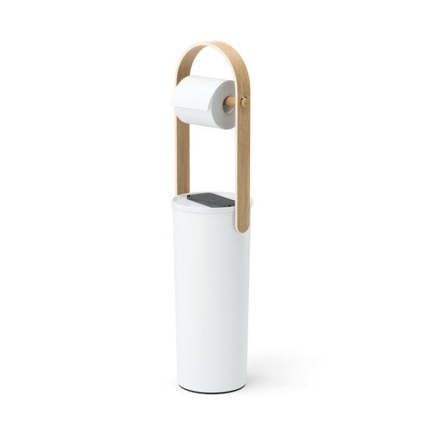 Umbra Bellwood toiletrolhouder - 18x18x68cm - wit 1022314-668