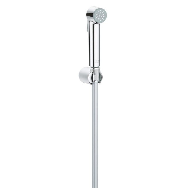 GROHE Vitalio Trigger Handdoucheset - 1 straalsoort - rond - met houder - gladde slang - 125cm - chroom 26175001