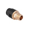 Geberit Push Fit Overgangsfitting buitendraad brons 20x3/4 7950159 Geberit Push Fit Overgangsfitting buitendraad brons 20x3/4 7950159