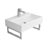 Villeroy en Boch Memento wastafel voor handdoekhouders 50x42cm met overloop met 1 kraangat ceramic+ wit 0100882 Villeroy en Boch Memento wastafel voor handdoekhouders 50x42cm met overloop met 1 kraangat ceramic+ wit 0100882
