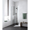 Kermi Liga Porte de douche battante 2 directions 100x200cm profilé argent mat et verre clair avec KermiClean 1010277 Kermi Liga Porte de douche battante 2 directions 100x200cm profilé argent mat et verre clair avec KermiClean 1010277
