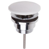 Villeroy & Boch afvoerplug met keramische afdekking niet afsluitbaar ceramic+ stone white SW209667 Villeroy & Boch afvoerplug met keramische afdekking niet afsluitbaar ceramic+ stone white SW209667