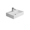 Villeroy en Boch Memento meubelwastafel onderzijde geslepen 50x42cm met kraangat en overloop ceramic+ wit 1024018 Villeroy en Boch Memento meubelwastafel onderzijde geslepen 50x42cm met kraangat en overloop ceramic+ wit 1024018