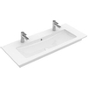 Villeroy & Boch Venticello meubelwastafel met 2 kraangaten 120x50cm zonder overloop Ceramic+ stone white SW209623 Villeroy & Boch Venticello meubelwastafel met 2 kraangaten 120x50cm zonder overloop Ceramic+ stone white SW209623