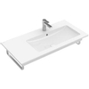 Villeroy & Boch Venticello meubelwastafel met wasbak rechts zonder kraangat 100x50cm met overloop Ceramic+ stone white SW209637 Villeroy & Boch Venticello meubelwastafel met wasbak rechts zonder kraangat 100x50cm met overloop Ceramic+ stone white SW209637