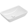 Villeroy & Boch Venticello semi inbouw- opzetwastafel zonder kraangat 55x36cm met overloop Ceramic+ stone white SW209648 Villeroy & Boch Venticello semi inbouw- opzetwastafel zonder kraangat 55x36cm met overloop Ceramic+ stone white SW209648