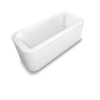 Villeroy en Boch Loop en Friends Square kunststof duobad acryl hoekig vrijstaand met paneel 180x80x44cm incl. afvoer en overloop wit SW74525 Villeroy en Boch Loop en Friends Square kunststof duobad acryl hoekig vrijstaand met paneel 180x80x44cm incl. afvoer en overloop wit SW74525