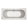 Plieger Liberty baignoire acrylique rectangulaire avec pieds 180x80x49cm blanc 0948063